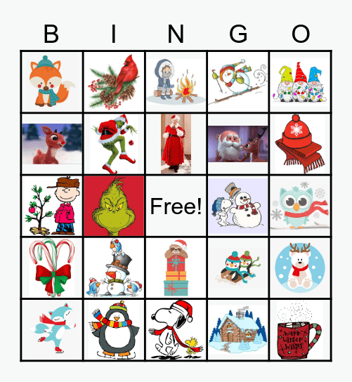 Winter Bingo! Bingo Card