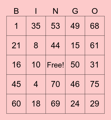 CHRISHELLE R. BEDERIO Bingo Card