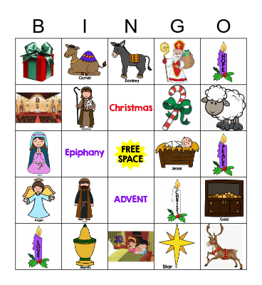 Advent/Christmas/Epiphany Bingo Card