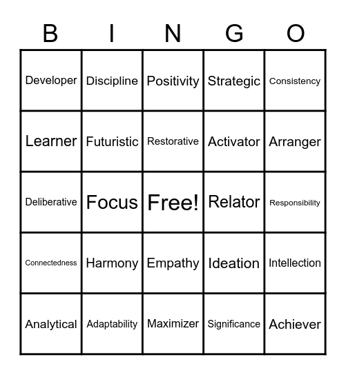 Yuri's Bingo Card Bingo Card