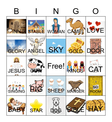 Christmas Bingo Card