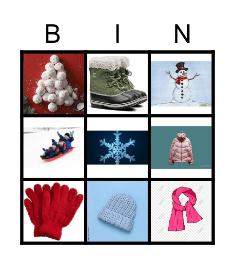 Winter BINGO Card