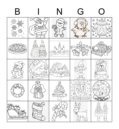 CHRISTMAS EDITION Bingo Card