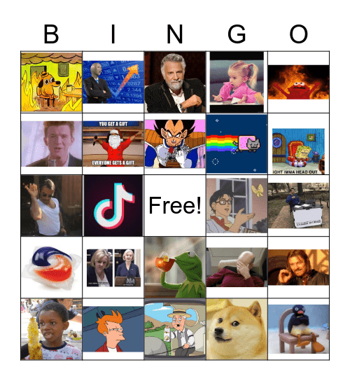 Meme Bingo Card