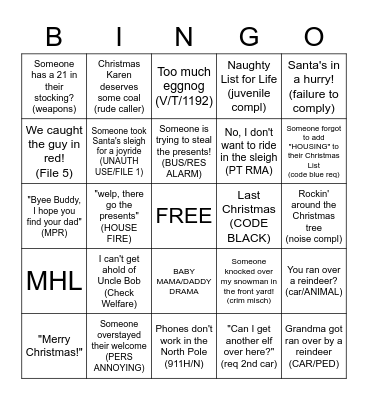 Merry Grinchmas Bingo Card
