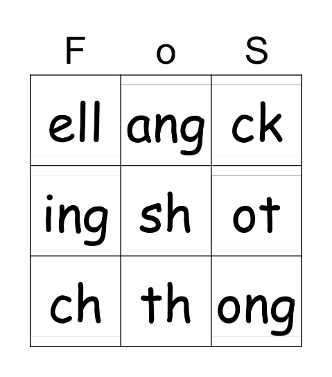 Mathen Bingo Word Ends 2 Bingo Card