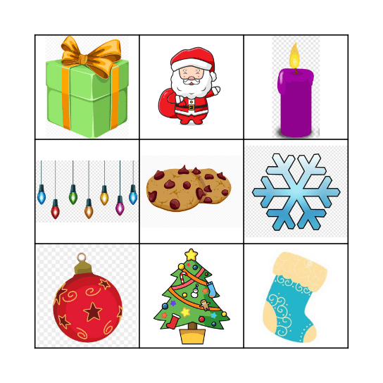 BUON NATALE - MERRY CHRISTMAS Bingo Card