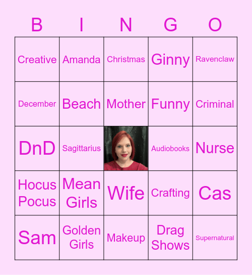 Cristan's Birthday Bingo Card
