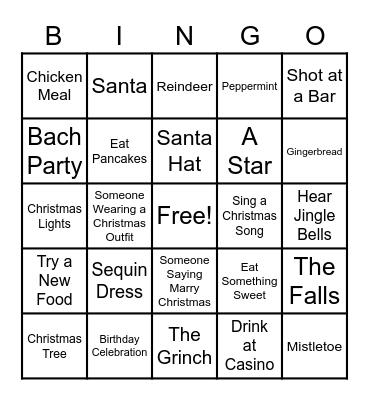 Niagara 2022 Bingo Card