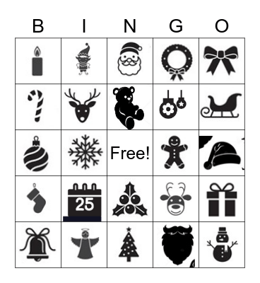 Christmas Bingo Card