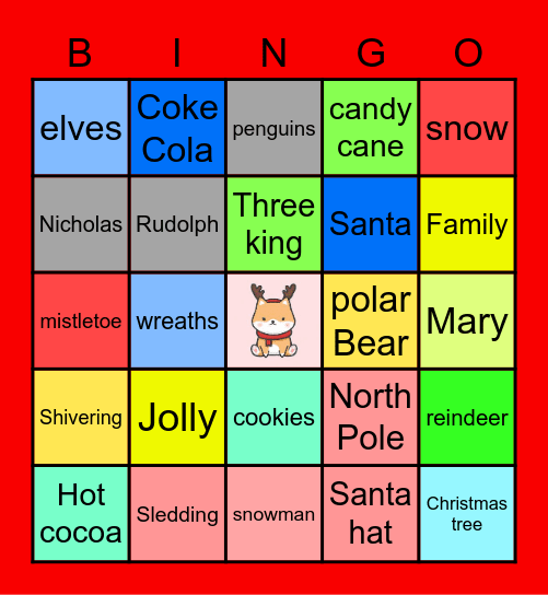 Christmas BINGO Card