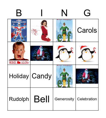 HGI Christmas Bingo Card
