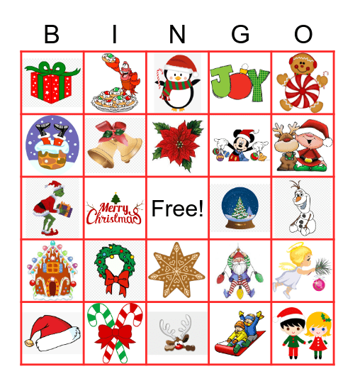 HSC Nursing Christmas Bingo Card