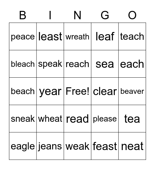 EA Bingo Card