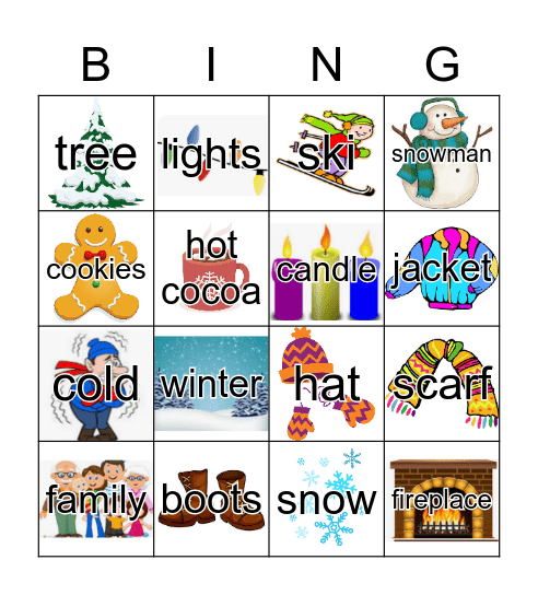 WINTER Bingo Card