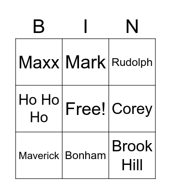 2022 ChristmasWorl Bingo Card