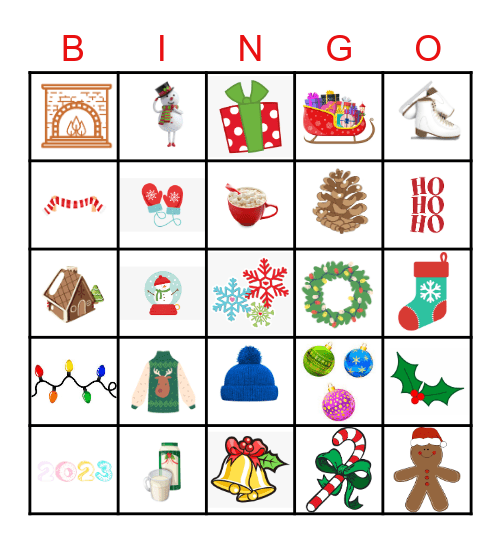 CCRA Holiday BIngo Card