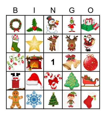 Christmas Bingo Card