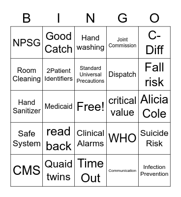 Regulatory Readiness Bingo Card