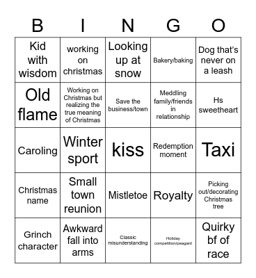 Christmas bingo Card