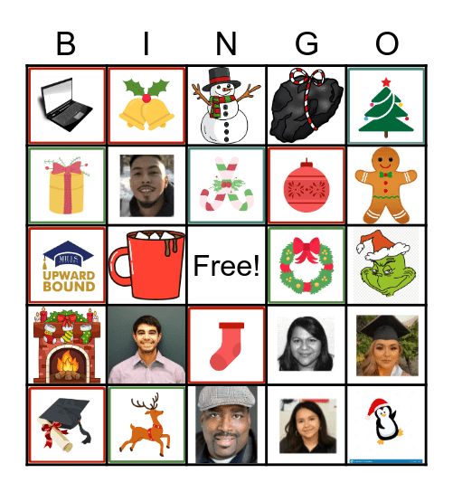 MCUB Holiday Bingo Card