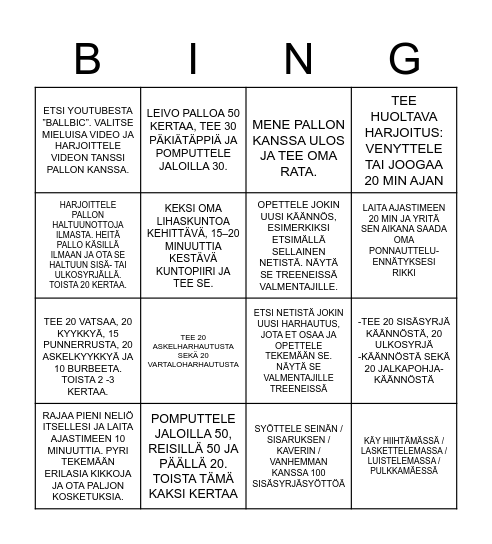 T12-13 OMATOIMIBINGO Card