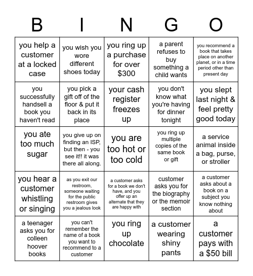 HAWTHORNE HOLIDAY AGAIN! Bingo Card