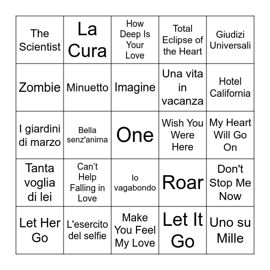 Flower Ranch Bingo Card