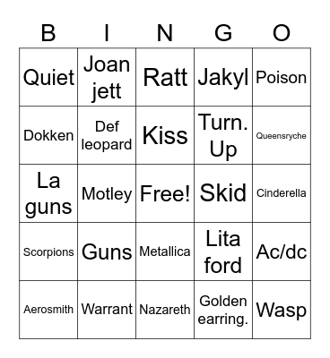 House of Bingo Card