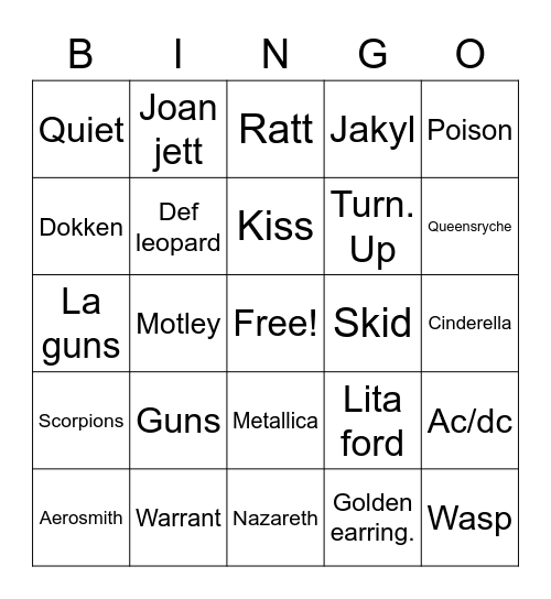 House of Bingo Card