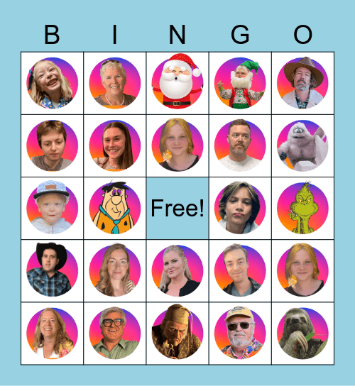 Jeffrey Christmas Bingo 2022 Bingo Card