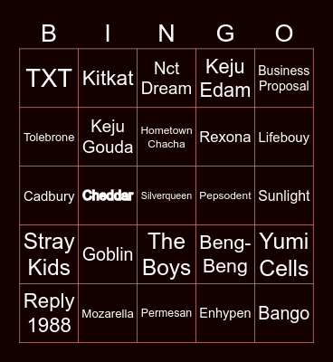 Yiyi.🧸 BINGO Card
