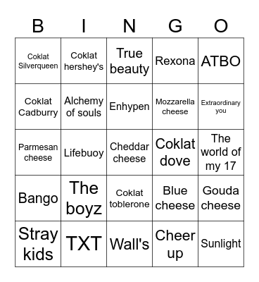 Punya Ayin🐣 Bingo Card