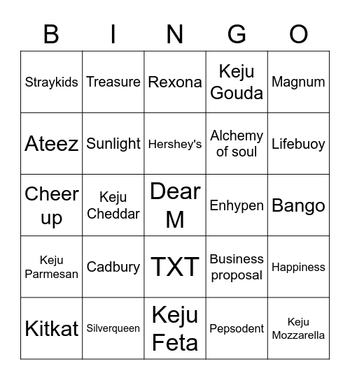 BUKAN IBU Bingo Card