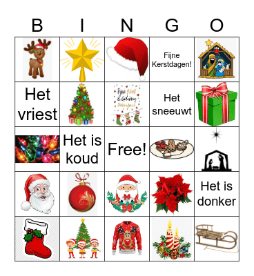 Christmas Bingo Card