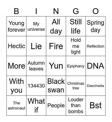 goodboy_alien95 Bingo Card