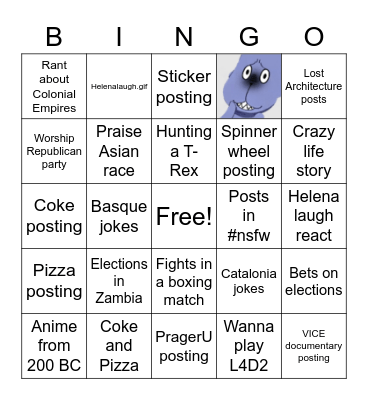 Helena bingo card Bingo Card