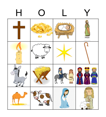 NATIVITY Bingo Card