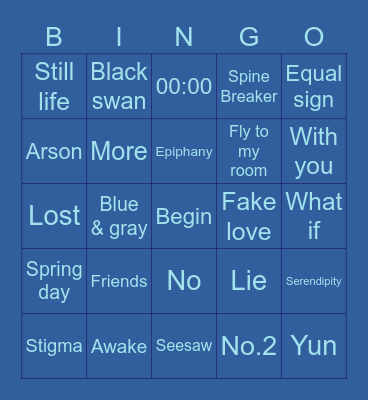 2014_Anushka Bingo Card