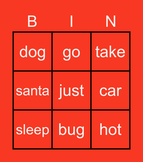 Bingo trial Bingo Card