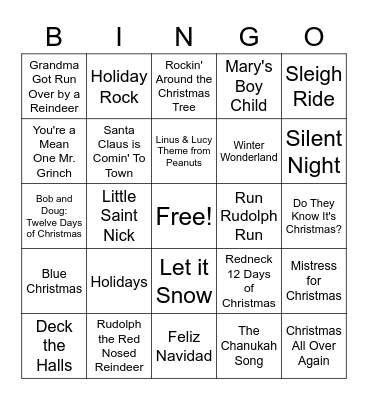 FHB Bingo Card