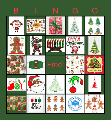 SamCart Holiday Bingo! Bingo Card