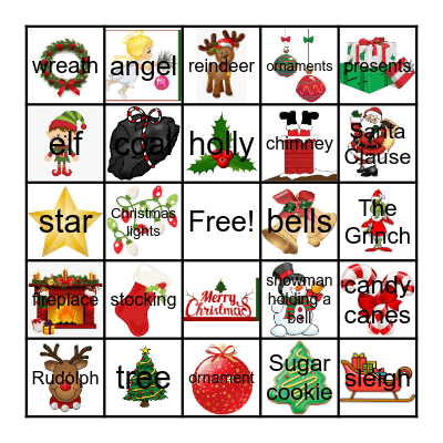 Christmas BINGO Card