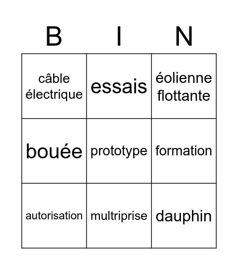 test1-EMR Bingo Card