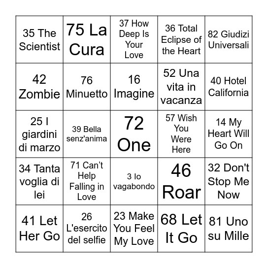 Flower Ranch Bingo Card