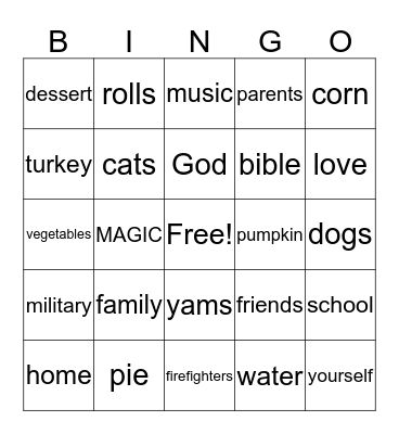 Anneliese Bingo Card