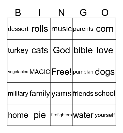 Anneliese Bingo Card