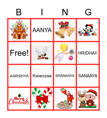 Cost and Manufacturing Christmas Bingo Card