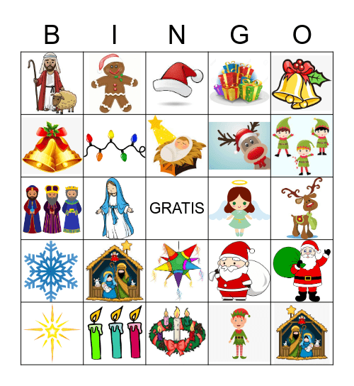 La Navidad Bingo Card