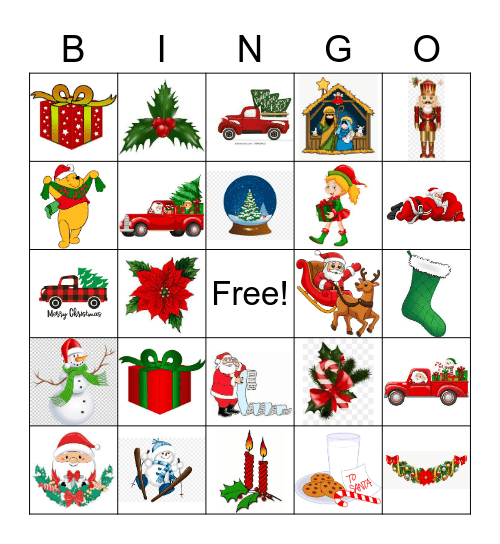 Christmas Bingo Card